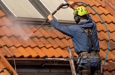 Démoussage et hydrofuge de toiture à Aure